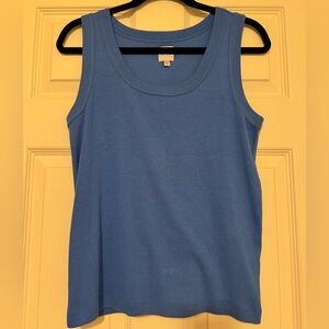 Women’s NIC+ZOE Ribbed Scoop Neck Sleeveless Tank Top Size L